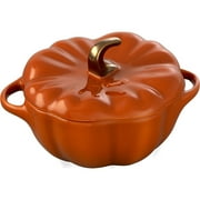 Staub Ceramic 16-oz Petite Pumpkin Cocotte - Burnt Orange