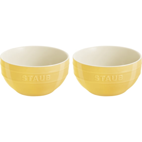 Staub Ceramic 2-pc Large Universal Bowl Set - Citron