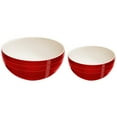 thumbnail image 1 of Staub Ceramic 2-pc Nested Mixing Bowl Set - Cherry, 1 of 7