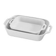 thumbnail image 1 of Staub Ceramic 2-pc Rectangular Baking Dish Set - White, 1 of 5