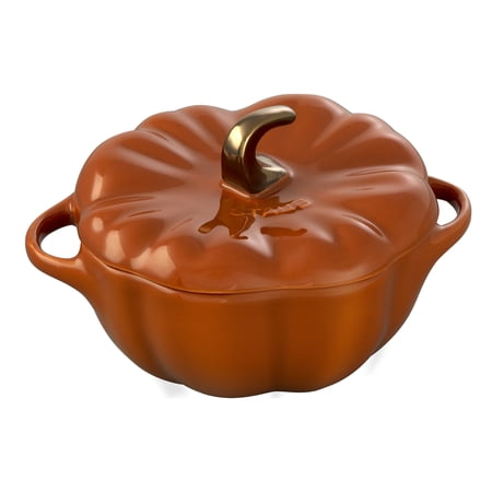 Staub Ceramic 24-oz Pumpkin Cocotte - Burnt Orange