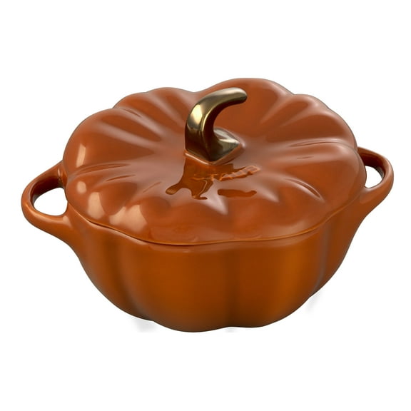 Staub Ceramic 24-oz Pumpkin Cocotte - Burnt Orange