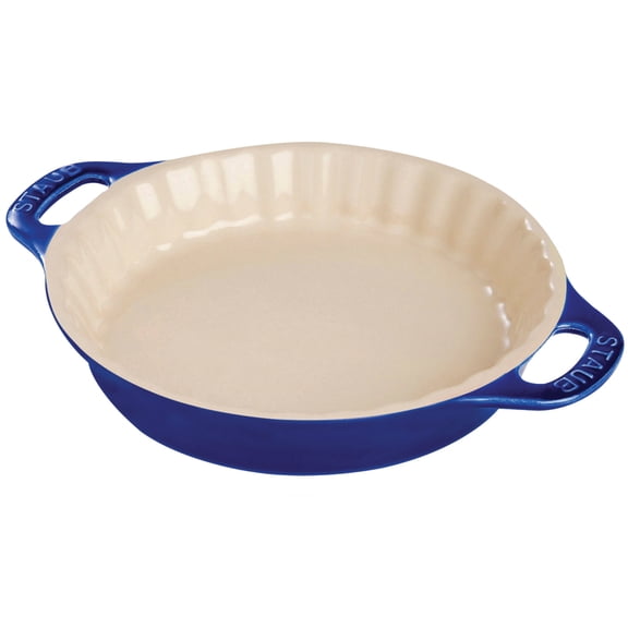 Staub Ceramic 9" Pie Dish - Dark Blue
