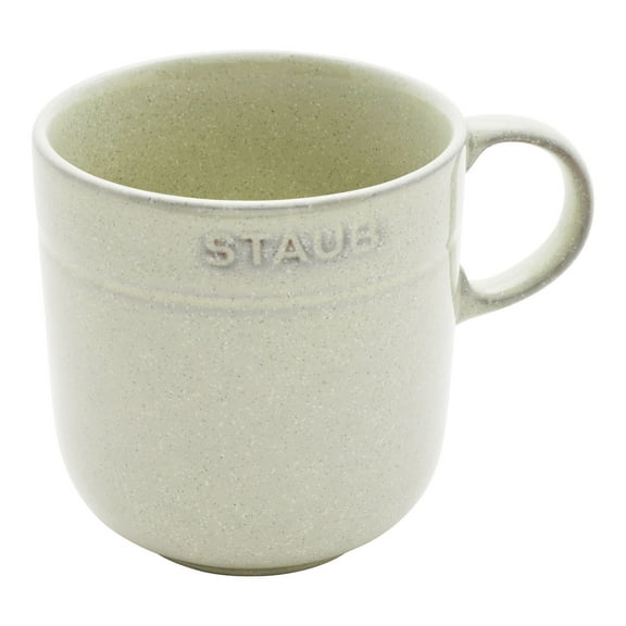 Staub Ceramic Dinnerware 4-pc 16 oz. Mug Set - White Truffle