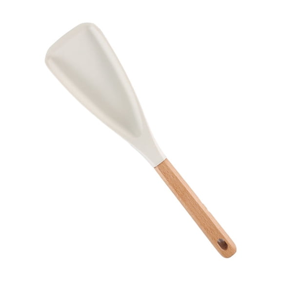 Staub Multifunction Spatula Spoon, 2026 New 11.2" Matte Silicone Cooking Utensils – Multifunction Spatula Cooking Spoon with Wood Handle for Kitchen