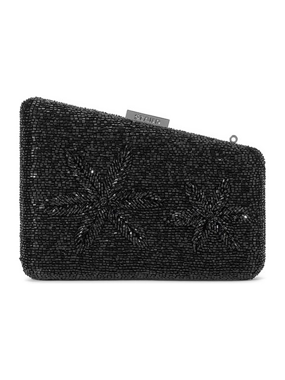 Women's Carmella Beaded Clutch, Black Starfish