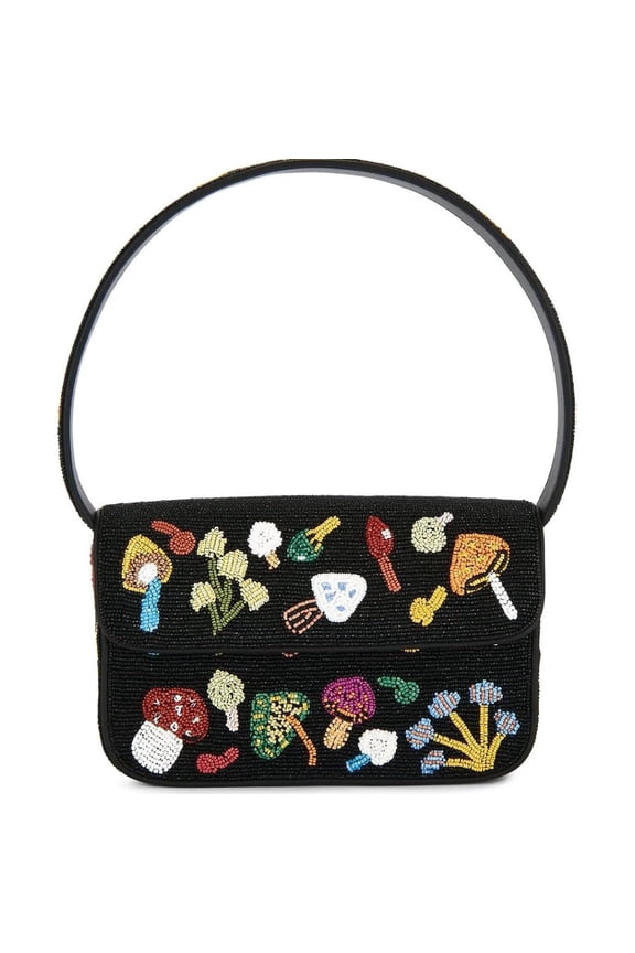Women's Tommy Beaded Bag, Shroomscape