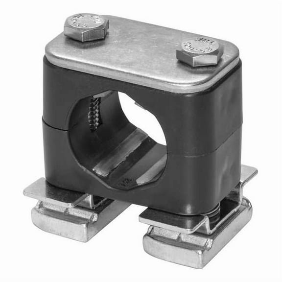 Stauff Tube Clamp,1.75in H,316 SS,Size 3/4in CRA-319-ACT-DP-AS-U-W5-K-642012