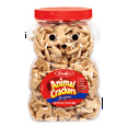 thumbnail interactive-video image 1 of Stauffer's Original Animal Crackers, 24 oz Resealable Family Size Bear Jug, Low Fat Snack for Kids & Adults, 1 of 10