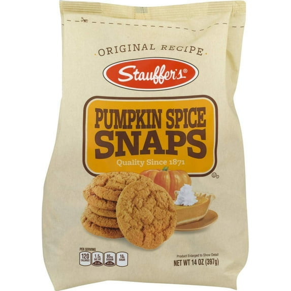 Stauffer's Cookies Pumpkin Spice Snaps, 3-Pack 14 oz. Bags