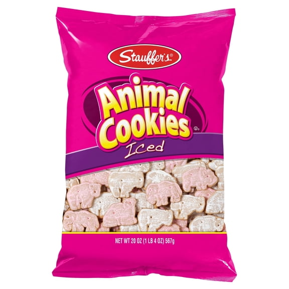 Stauffer's Iced Animal Cookies, 20oz Bag (3 pack)