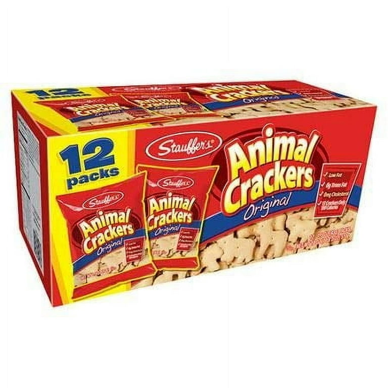Animal Crackers, 1.5 oz Bag, 12/Box Animal Crackers, 1.5 oz Bag, 12/Box