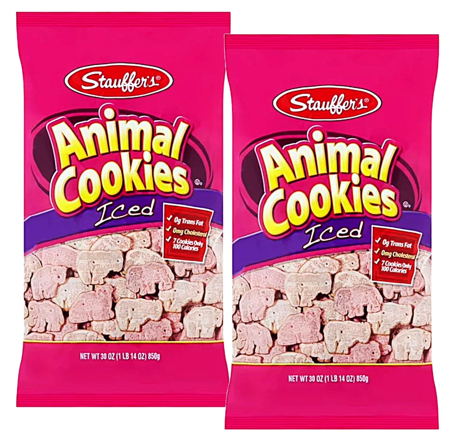 Stauffers Animal Crackers Chocolate,Original & Iced Cookies 16/20/30 Oz