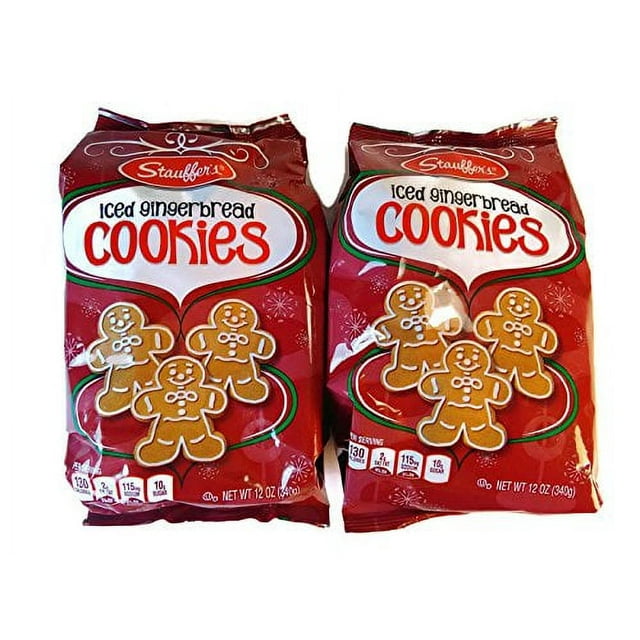 Stauffers Iced Gingerbread Cookies RE322 Pack 12 Oz Each