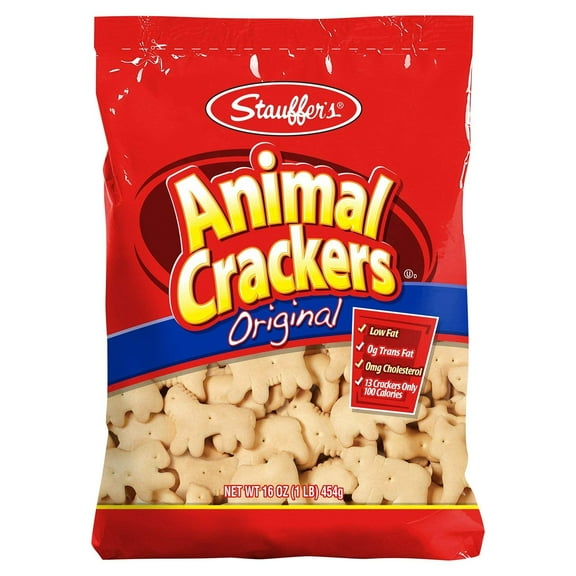 Stauffers Original Animal Crackers BCF26 16 oz. Bag (2 Bags)