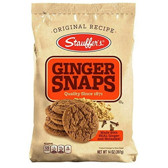 Stauffers Original Recipe Ginger Snaps, 6-Pack  14-Ounce Bags