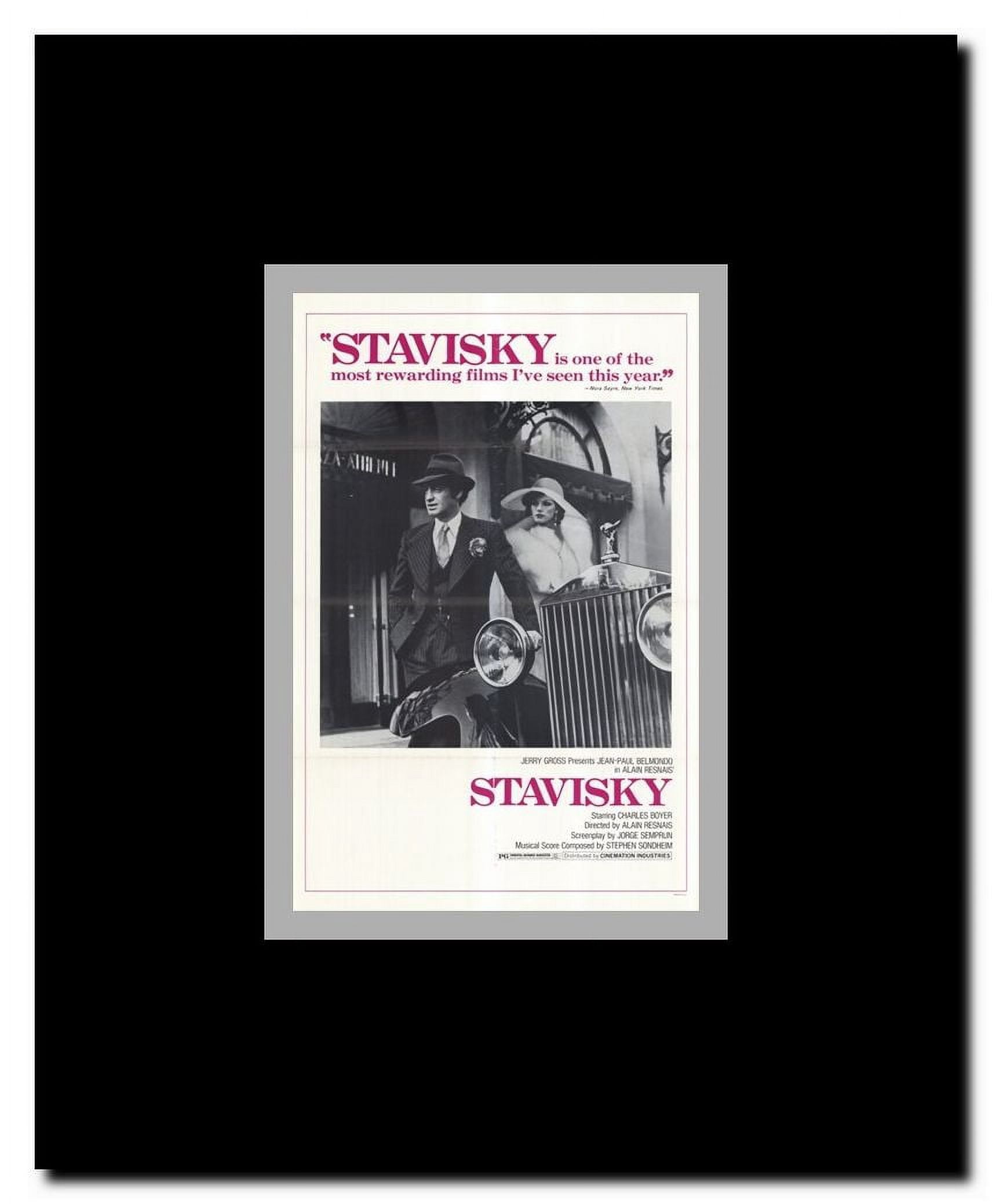 Stavisky Framed Movie Poster