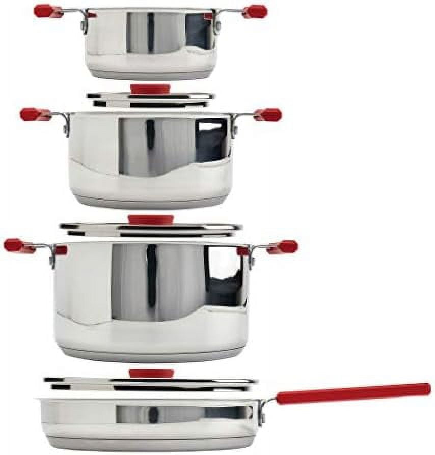 Stax Cookware Collection Stainless Steel Electric Gas Induction High