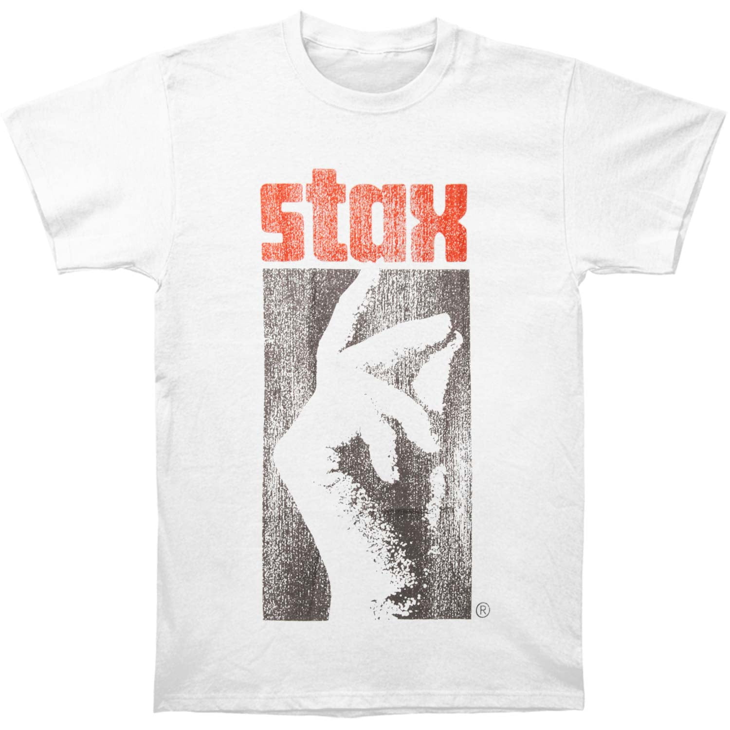 Stax Records Men's Logo T-shirt X-Large White 