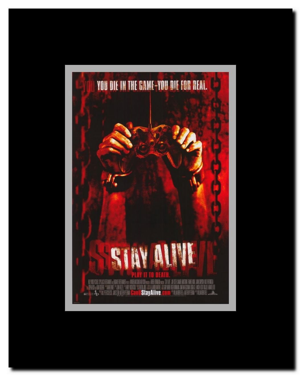 Stay Alive Framed Movie Poster