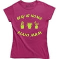 thumbnail image 1 of Stay At Home Plant Mum Funny Slogan Cute Mothers Day Party Women's Tee, 1 of 4