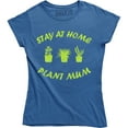 thumbnail image 1 of Stay At Home Plant Mum Funny Slogan Cute Mothers Day Party Women's Tee, 1 of 4