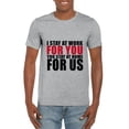 thumbnail image 1 of Stay At Work Stay At Home Funny Pandemic Slogan Quote T-Shirt, for men & women, up to size 5XL, 1 of 3