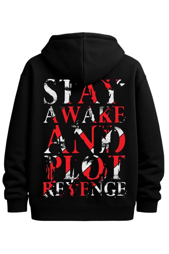Stay Awake Plot funny hoodies funny humor mens long sleeve black Everyday sweatshirt for the office, dates and outings winter work Fashion Unisex Shirt Graphic tshirts