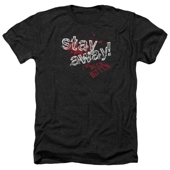- Stay Away - Heather Short Sleeve Shirt - Medium
