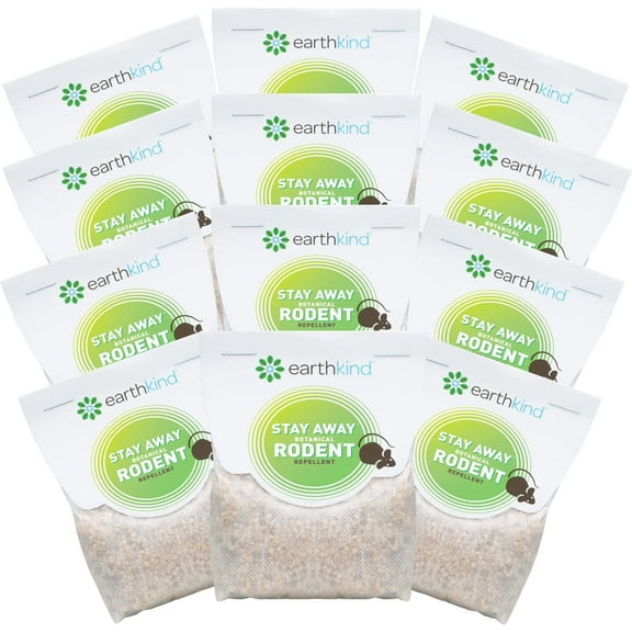 Stay Away Rodent Repellent - Pest Control for Indoor Use - Safe for Kids & Pets When Used As Directed - with Plant Fibers, Balsam Fir & Fragrance Oil - 12-Pack