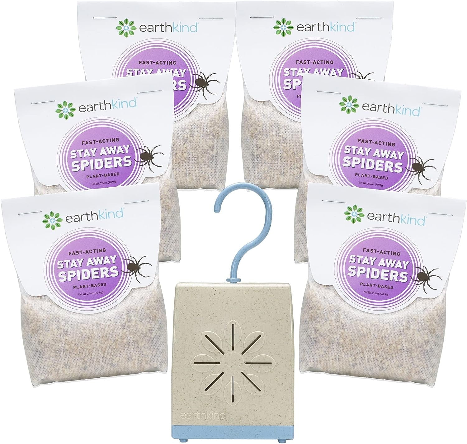 EarthKind Stay Away Spiders Deterrent, 6-Pack Indoor Botanical Essential  Oil Pouches - Walmart.com