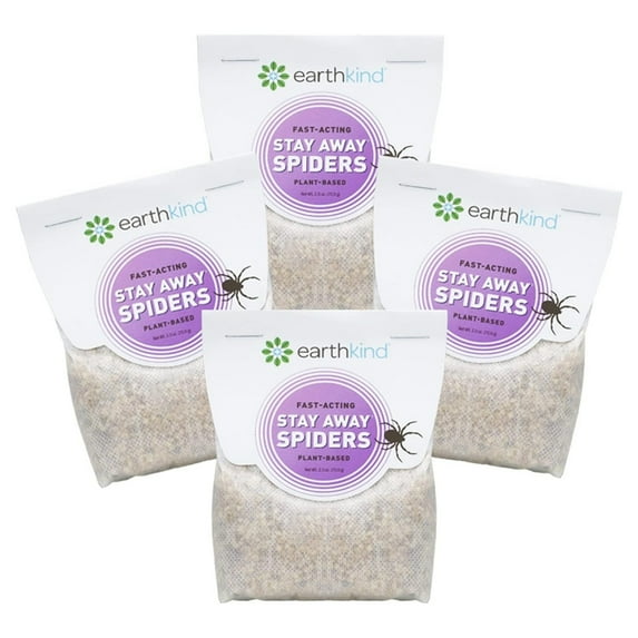 Stay Away Spiders Deterrent Pest Control Scent Pouches - All Natural, Environmentally Friendly, No Mess (4-Pack New Version)