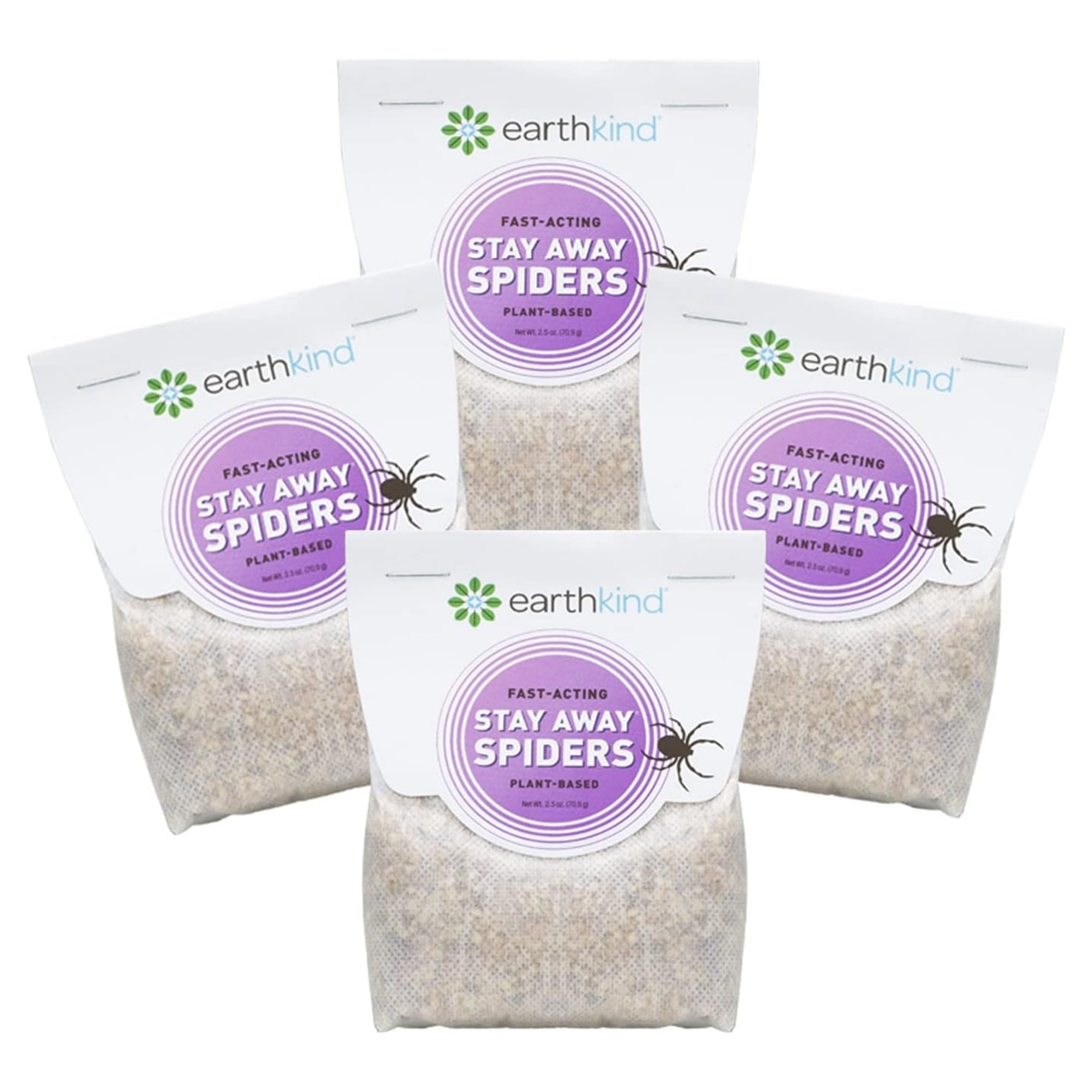 EarthKind Stay Away Natural Spider Deterrent Pouches Indoor Pest Control for Attic Closet More 4 Pack Walmart