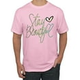 thumbnail image 1 of Stay Beautiful Positivity Quote Saying Pop Culture Men's Graphic T-Shirt, Light Pink, Large, 1 of 3