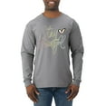 thumbnail image 1 of Stay Beautiful Positivity Quote Saying Pop Culture Mens Long Sleeve Shirt, Heather Grey, Medium, 1 of 3