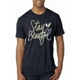 thumbnail image 1 of Stay Beautiful Positivity Quote Saying Pop Culture Mens Premium Tri Blend T-Shirt, Vintage Navy, Small, 1 of 3