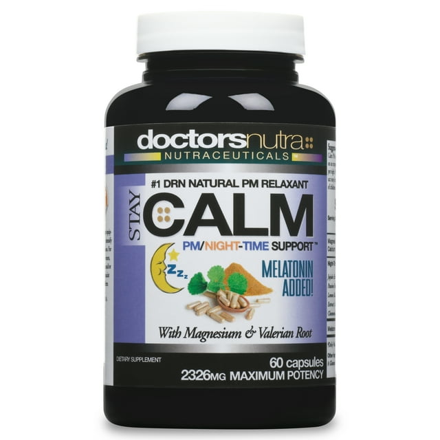 Stay CalmPM Sleep All Natural NightTime Anxiety Relief, Stress