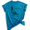 thumbnail image 1 of Stay Coo Shirt, Unisex Women's Men's Shirt, Funny Pidgeon Shirt, Cute Bird Saying, Cool Bird Shirt, Heather Blue, Medium, 1 of 6