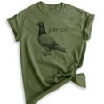 thumbnail image 1 of Stay Coo Shirt, Unisex Women's Men's Shirt, Funny Pidgeon Shirt, Cute Bird Saying, Cool Bird Shirt, Heather Military Green, XX-Large, 1 of 6