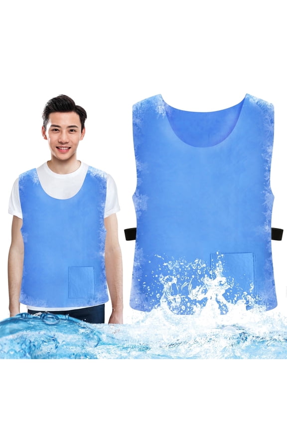 Men's PVA Evaporative Cooling, Sleeveless, Work Vest, Outerwear Vests