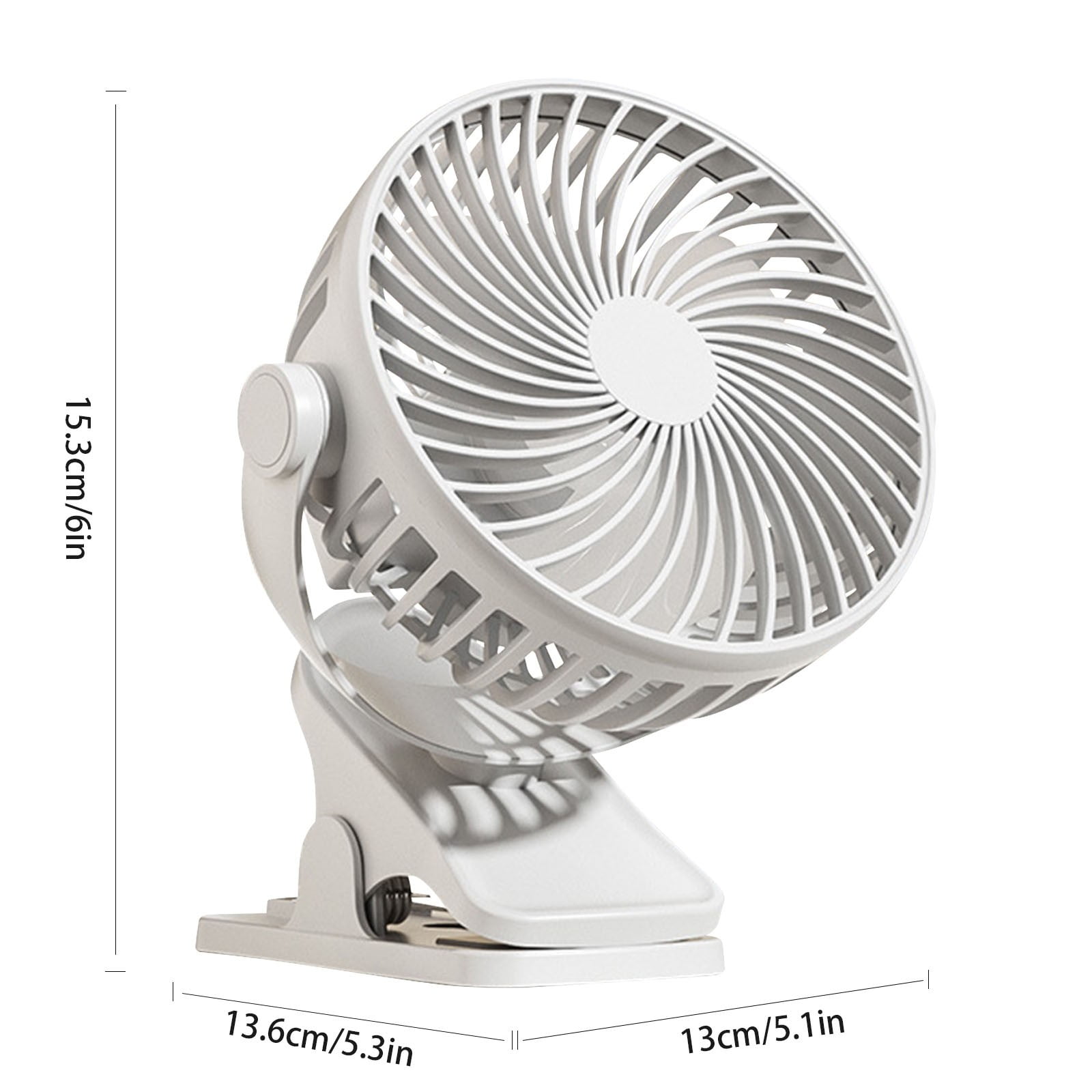 Stay Cool Anywhere with Our 3Speed Multifunctional Clipon Desk Fan