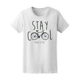 thumbnail image 1 of Stay Cool Bicycle T-Shirt Women -Image by Shutterstock, Female Medium, 1 of 2