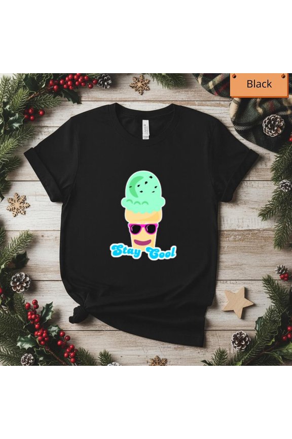 Stay Cool Like A Cone Funny Summer Holiday Gift Top Unisex T-Shirt, up to size 5XL