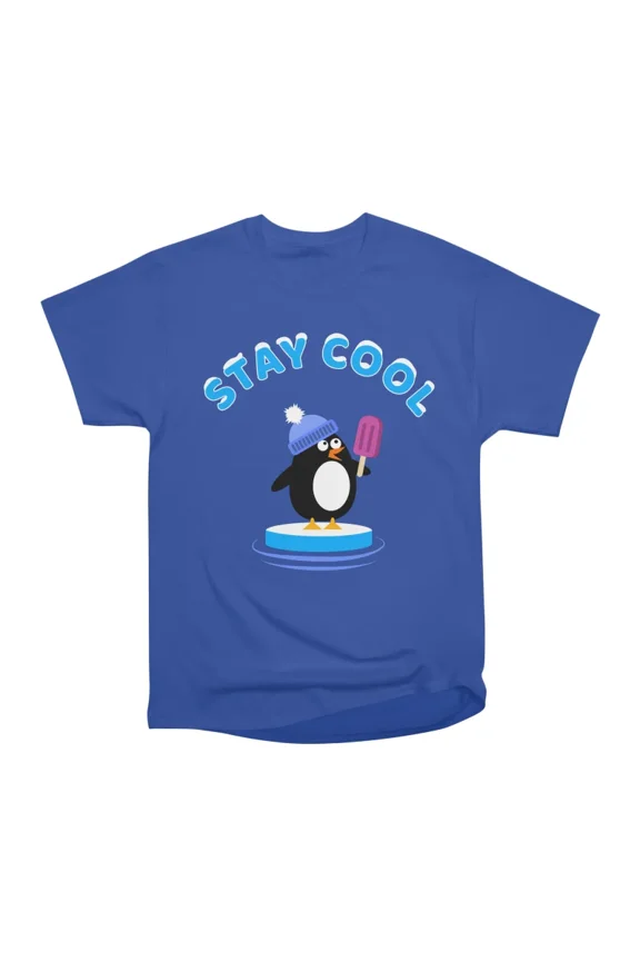 Stay Cool Penguin T-Shirt Tee Gift For Him Merch For Her Apparel For Friend