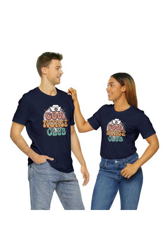 Stay Cool in our Nurse Club Graphic Tee - A Must-Have for Trendy Nurses!