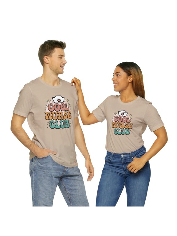 Stay Cool in our Nurse Club Graphic Tee - A Must-Have for Trendy Nurses!