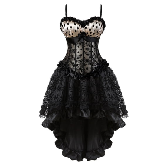 Stay Corset Women Corset Dress for Women Victorian Corset Skirt Set Lace Corset Dress 4XL