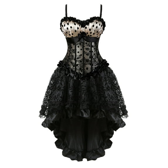Stay Corset Women Corset Dress for Women Victorian Corset Skirt Set Lace Corset Dress XS