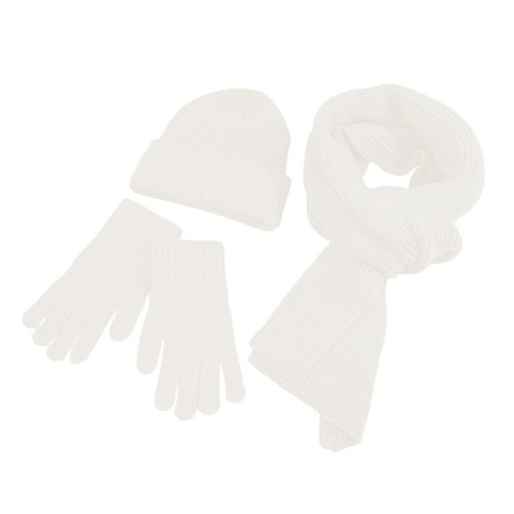 Stay Cozy All Winter Long With This Ultra Soft Knit Scarf and Hat Set Perfect For Layering in Cold Weather