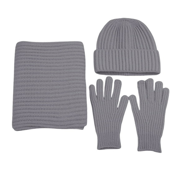 Stay Cozy And Stylish This Winter With Our Ultra Soft Thermal Knit Scarf Hat And Triple Layer Cold Weather Fashion Set